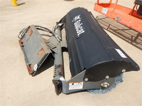 mini skid steer broom attachment|bobcat skid steer broom attachment.